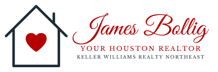 James Bollig Realtor Logo - Transparent White House
